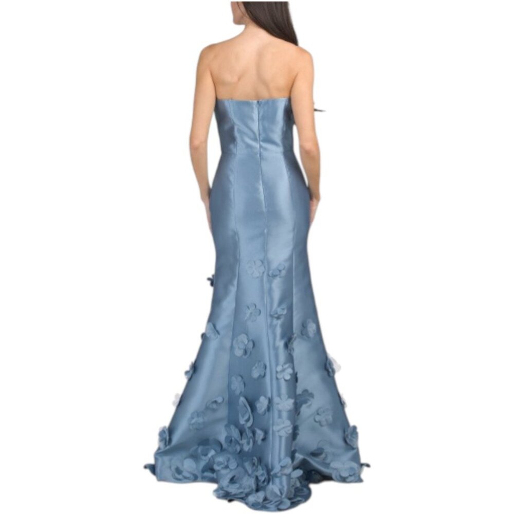 RENE BY RENE RUIZ 3d Strapless Floral Gown - Picture 2 of 4